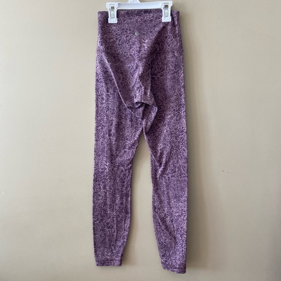 LULULEMON Align Pant in Arabesque Antoinette Smoky Quartz. Size 2 Dot Confirmed - Picture 7 of 13